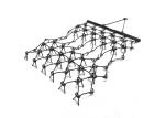 Professional Precision Black Steel Fence Chain Link Drag Harrow 4.5' X 5'