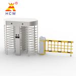 Construction Site Full Height Turnstile Gate Double Channel full automatic