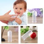 Fancy reusable high quality silicone baby finger tooth brush soft healthy brush