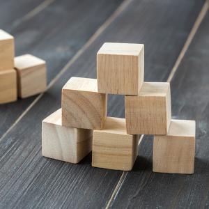 Wholesale Tree Pine 1.5cm Unfinished Wood Crafts Wooden Square Blocks from china suppliers