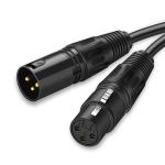 1m 3m 5m 3 PIN Connector XLR Audio Jack Male To XLR Female DMX Cable
