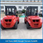 4 Tons 4WD Rough Terrain Fork Lifts FD40-F 4000KG