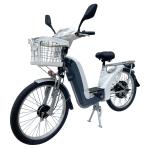 48V 350W Rear Hub Electric Bicycle 24 Inch Single Speed E Bike With LCD Display