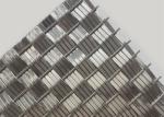 Corridor Walls Cab Woven Mesh Metals , Aluminum Decorative Woven Elevator Mesh