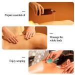 Fish Shaped Natural Gua Sha Scraping Massage Tool Jade
