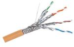 Wholesale Bulk CAT6A SFTP 23AWG PVC Yellow Jacket Cable 550MHz 10Gbps Network