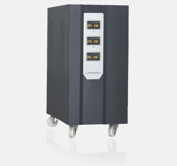 15KVA - 90KVA Servo Controlled Voltage Stabilizer , Three Phase Automatic