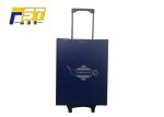 Easy Assembled Cardboard Trolley Box Light High Weight Capacity For Exhibition