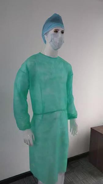 Manufacturer OEM Disposable Isolation Gown AAMI Level 2 SMS Non woven Isolation