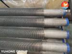 ASTM A312 TP304 Serrated Finned Tube With SS304 Fins For Oil Gas Industries