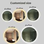 Big Occasion Round Led Bedroom Fogless Light Shower for Bathroom Mirror Smart