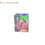 custom Shiny Shopping Tote Bag Personalized Paper Gift Bags With Handle