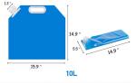 5 / 10 Litres Collapsible Plastic Water Container , Folding Water Bag For