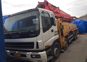 Wholesale Yellow Putzmeister 42m Second Hand Concrete Pump Truck With Isuzu Chassis from china suppliers