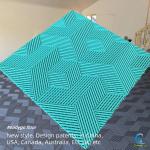 Anti Impacting Garage Floor Squares OEM Puzzle Garage Flooring