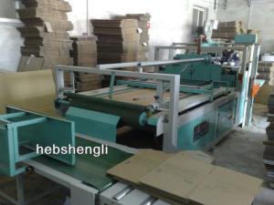 Wholesale Semi Automatic Carton Folder Gluer Machine For Carton Production Line from china suppliers