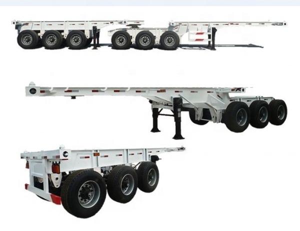 Steel 20FT 40FT Container Long Lifetime Chassis Skeleton Semi Trailer with