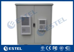 Wholesale Weatherproof Outdoor Telecom Cabinet Dual Compartment Aluminum For Housing Electronics from china suppliers