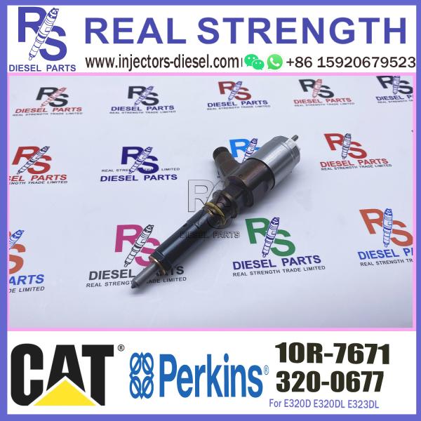 320-0677 10R-7671 Diesel Engine Fuel Injector 320-0677 10R-7671 2645A746 For Caterpillar C6.6 E320D E320DL E323DL
