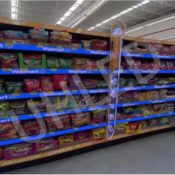 uhled Shelf Led Screen Stretch for Retail Bar Price Tag Smart Edge Talker LED Display