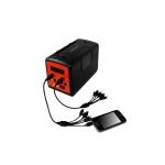 13Ah Solar Energy Home Systems 20W Rechargeable Lamp Charging Station