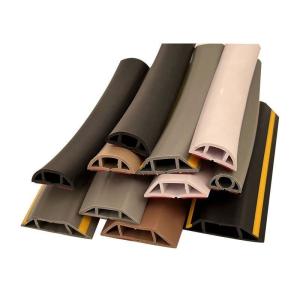 Wholesale Brown Architecture PE Profile Customization PVC Cable Trunking from china suppliers