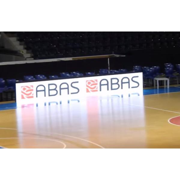 High Brightness Advertising Stadium Perimeter Led Display Led Banner 1280x960mm Cabinet