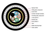 24B1.3 Span 200M PE HDPE GYFTY83 Fiber Optic Armoured Cable