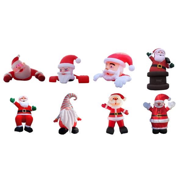 Inflatable Santa Claus Christmas Party Decoration Festive Atmosphere Decoration Can Be Used Outdoors