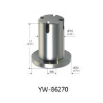 M8 Ceiling Mounted Wire Hanging System Coupler Silver Surface Treatment YW86266