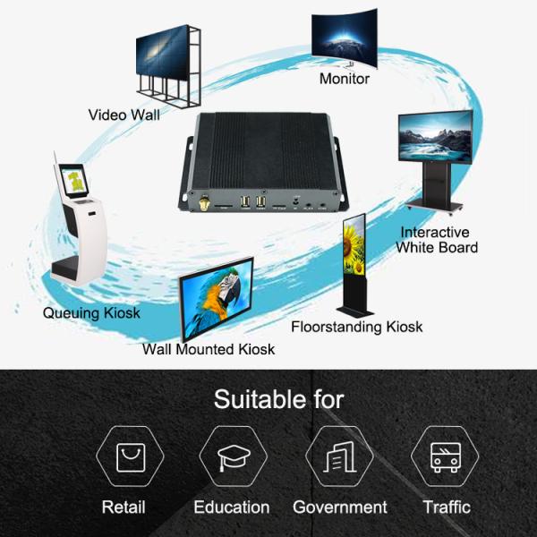 RK3528 Reliable Digital Signage Indoor Media Player Box for Advertising