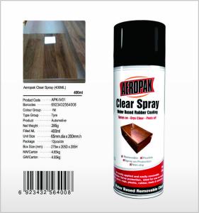 Wholesale Rubber Crystal Clear Protective Coat Aerosol Spray Paint 400ml Peelable Long Lifespan from china suppliers