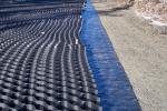 HDPE Textured Perforated Geocell Fabric Gravel Grid For Road Construction