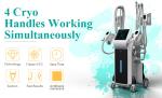 Best selling four cryo handles work together body slimming cryolipolysis cool