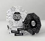 Custom Takeaway Octangle Pizza Food Packaging Box Lead Time 12 Days for Food
