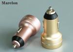Metal Car Phone Charger Aluminium Alloy Material With Intelligent LED Display