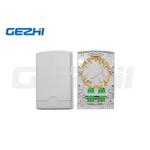 Wholesale Sm / Mm 2 Core Wall Mount Fiber Termination Box For Fttx Access And Tele Communications Network from china suppliers