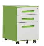 Stainless Steel OEM 3 Drawer Vertical File Cabinet , Commercial Lateral File