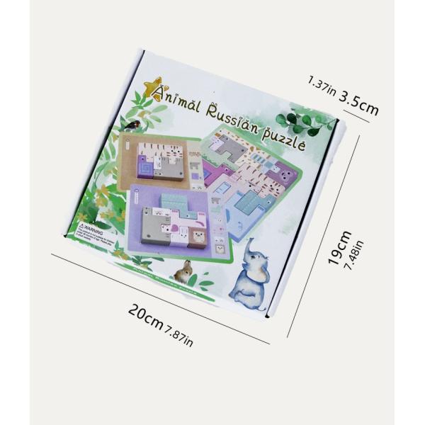 2025 New Animal Block Puzzle 3d Block Puzzle Educational Toy for Kids