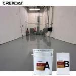 Self Leveling Industrial Clear Epoxy Floor Coating With Decorative Vinyl Flakes