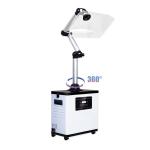 80W Salon Beauty Nail Fume Extractor , 55 dB Fume Extractor System