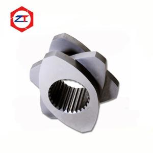 Wholesale Melting Zone Extruder Screw Elements Tool Steel / 38CrMOAla Material High Hardenability OD 71mm Cpm Pellet Mill Parts from china suppliers