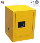 Yellow Powder Coated Flammable Chemical Storage Cabinets For Laboratory , Bench