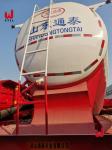 45cbm M3 Transport Bulk Cement Tanker Trailer Semi Carbon Steel