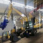 Excavator Attachments Steel Pile Vibro Hammer Used for Iaphragm Wall Retaining