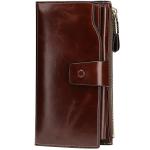 Multi Function Cards Holders Lady PU Leather Coin Bifold Purse with Big Cash