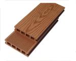 Brown WPC Wood Plastic Composite Flooring for Garden Waterproof