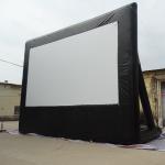 0.55 mm Inflatable Outdoor Projector Movie Screen , Jumbo Inflatable Projector