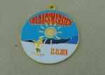 Soft Sports Awards Custom Ribbons Awards Pewter Copper Iron 2D Injection