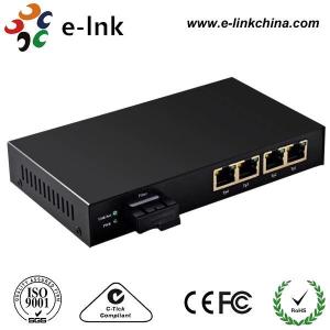 Wholesale Bidirection Single Mode Fiber Ethernet Media Converter 1310nm - 1550nm Optical Wavelength from china suppliers